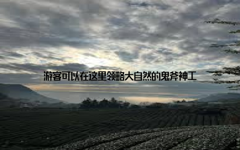 游客可以在这里领略大自然的鬼斧神工