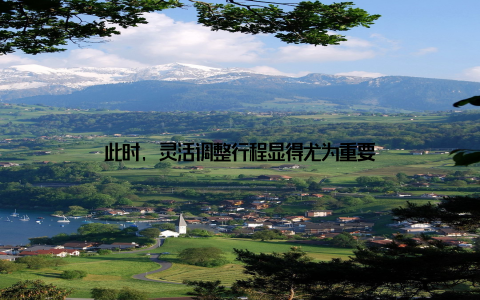 此时, 灵活调整行程显得尤为重要